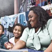 Women with two children