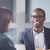 man with glasses