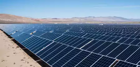 tech - solar panels in desert