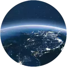 earth in space PNG