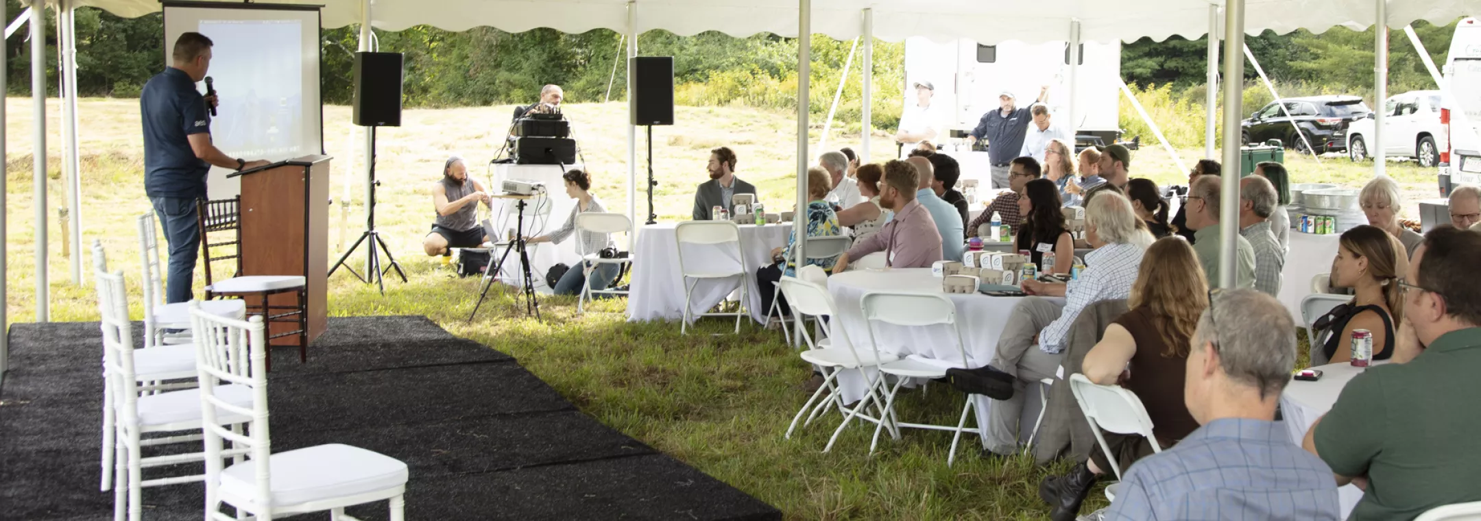 Tent at event