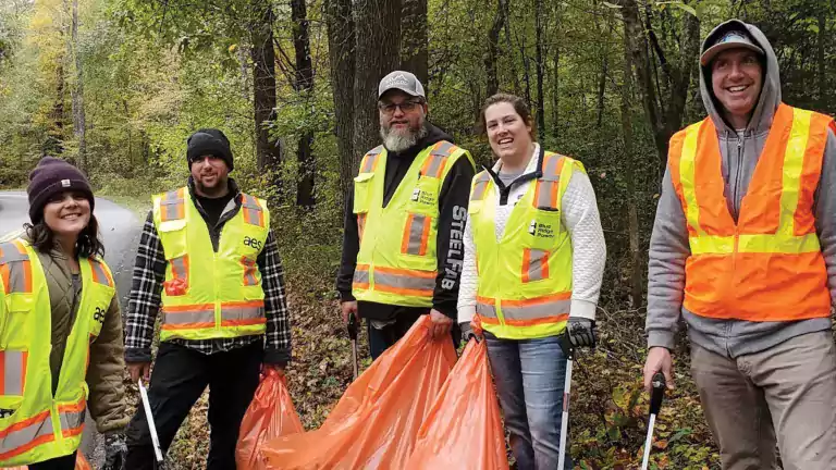 virginia leaf raking