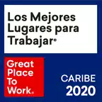 Great place to work award caribe 2020