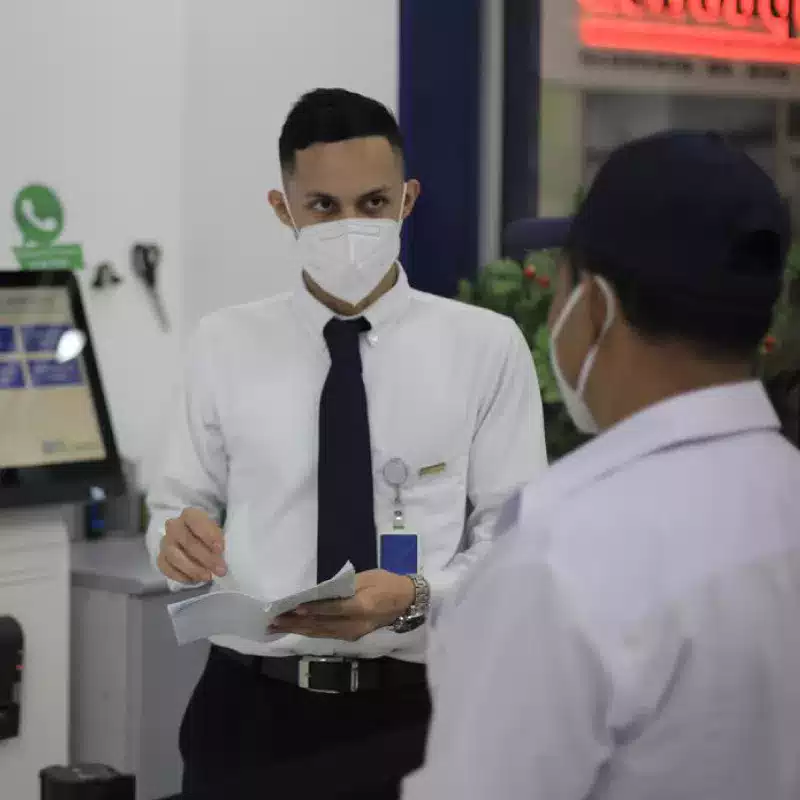 men in masks