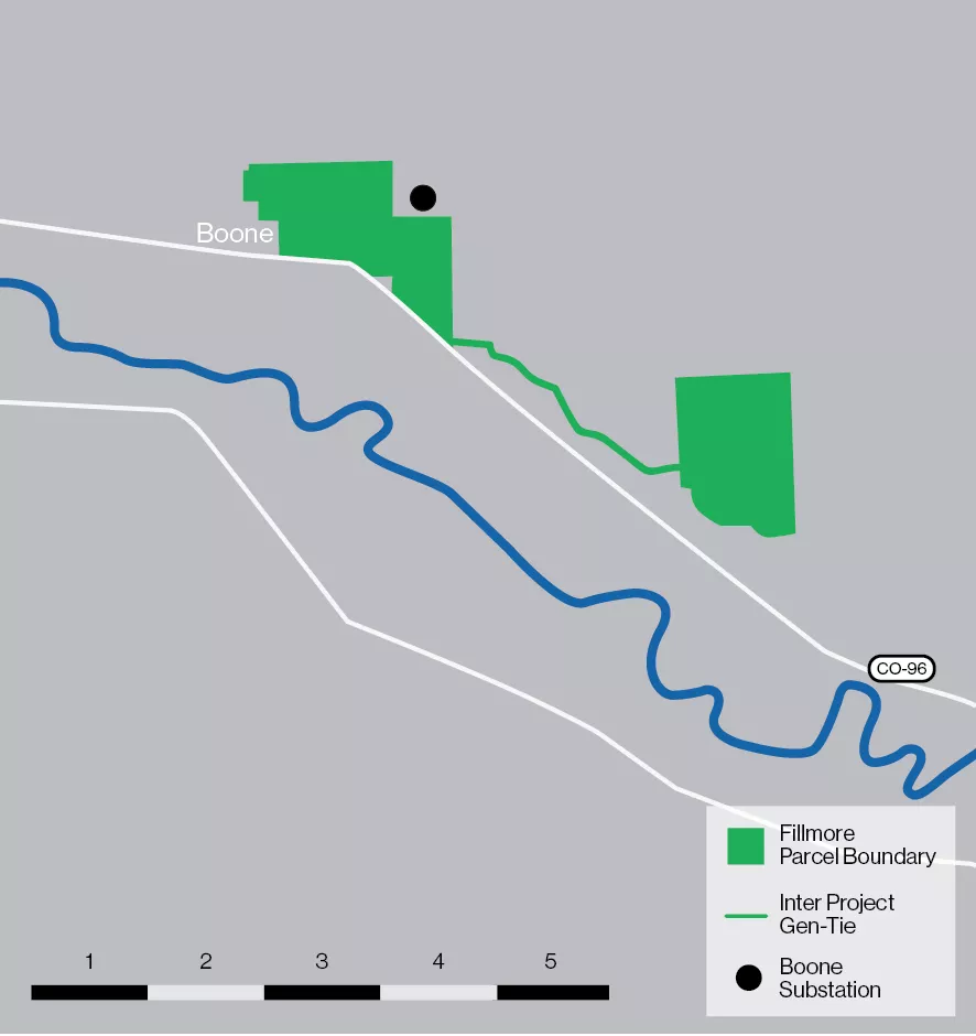 Boone Hill Solar Map