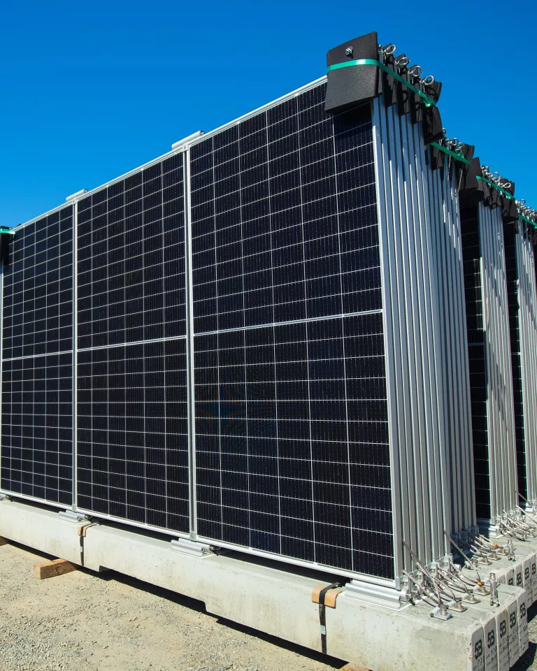 tech - stack of solar panels