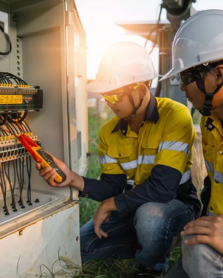 Men working