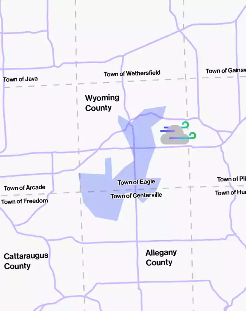 Wethersfield Wind Map