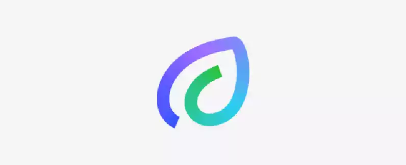 AES Icon for Green Growth : leaf image composed of AES colors