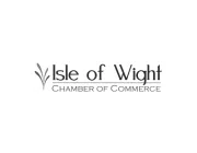 Logo of Isle of Wight Chamber of Commerce with stylized plant design.