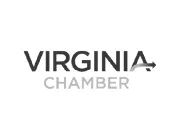 Logo of Virginia Chamber with stylized arrow in the letter A.